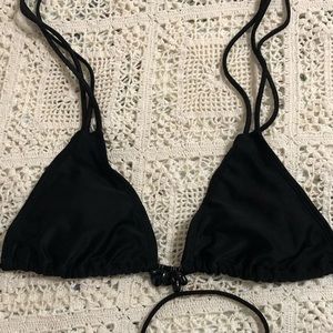 Black bathing suit top size S